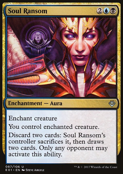 Soul Ransom, Archenemy: Nicol Bolas #87, Magic: The Gathering card