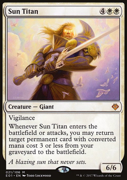 Sun Titan, Archenemy: Nicol Bolas #21, Magic: The Gathering card