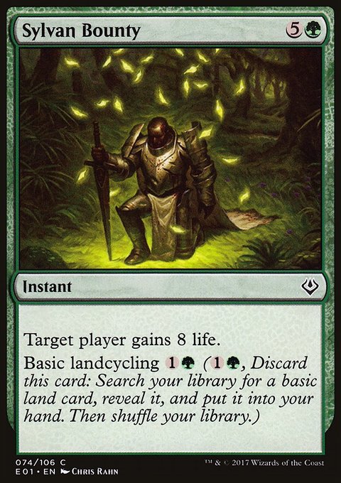Sylvan Bounty, Archenemy: Nicol Bolas #74, Magic: The Gathering card