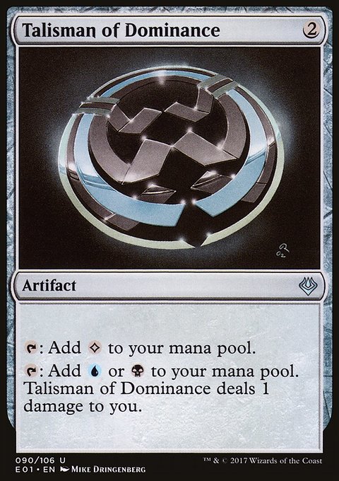 Talisman of Dominance, Archenemy: Nicol Bolas #90, Magic: The Gathering card
