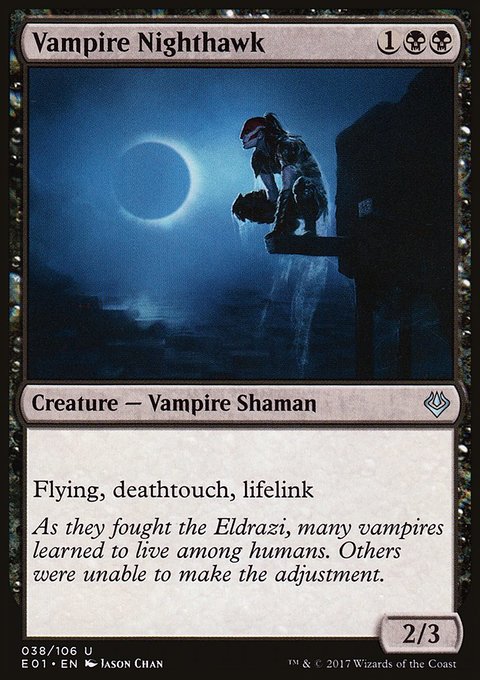 Vampire Nighthawk, Archenemy: Nicol Bolas #38, Magic: The Gathering card