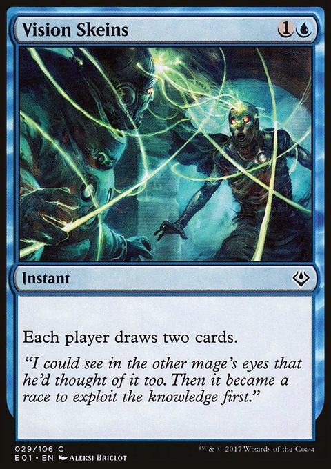 Vision Skeins, Archenemy: Nicol Bolas #29, Magic: The Gathering card