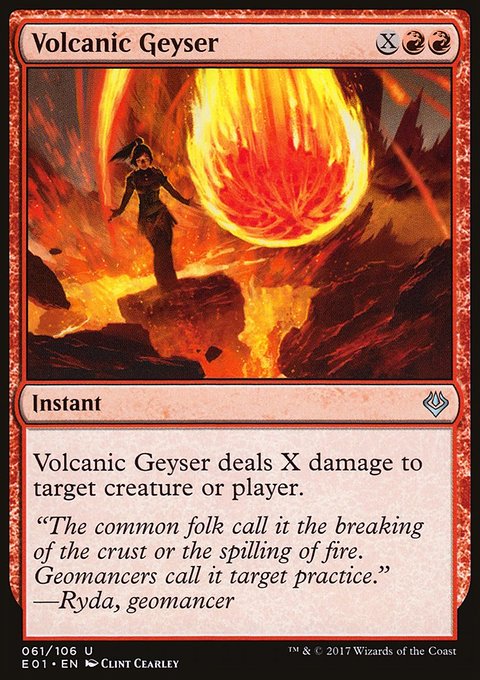 Volcanic Geyser, Archenemy: Nicol Bolas #61, Magic: The Gathering card