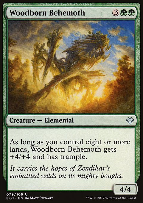 Woodborn Behemoth, Archenemy: Nicol Bolas #79, Magic: The Gathering card