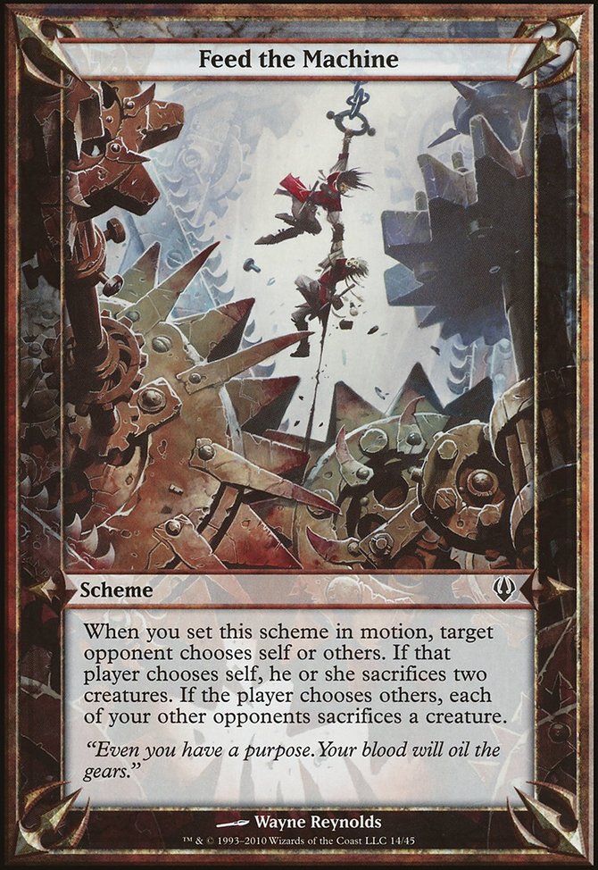 Feed the Machine, Archenemy Schemes #14★, Magic: The Gathering card