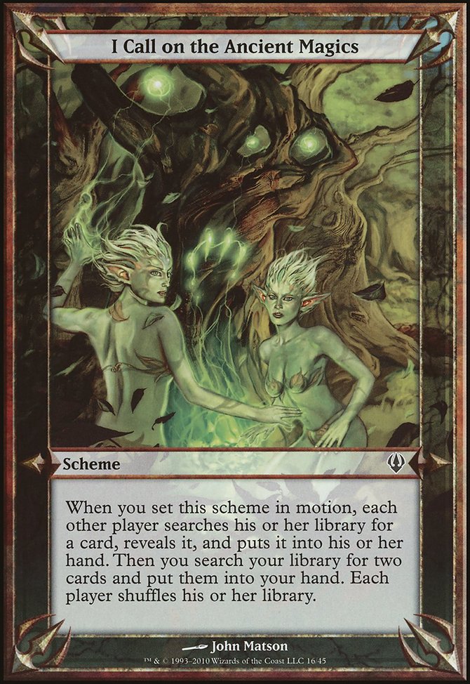 I Call on the Ancient Magics, Archenemy Schemes #16★, Magic: The Gathering card