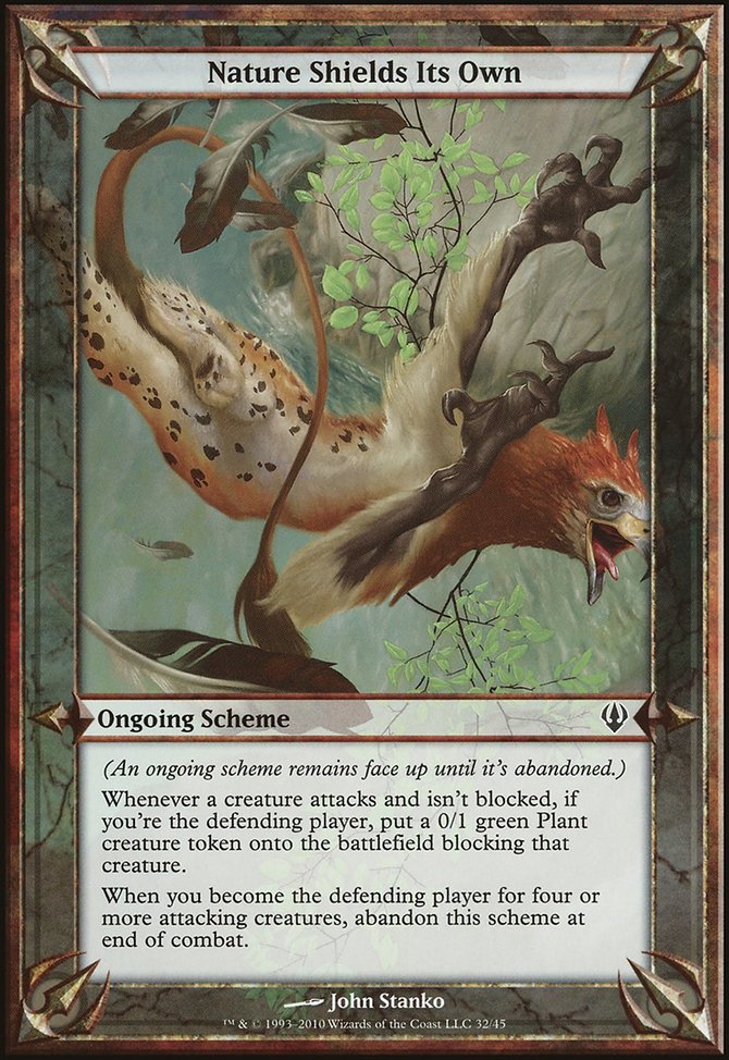 Nature Shields Its Own, Archenemy Schemes #32★, Magic: The Gathering card