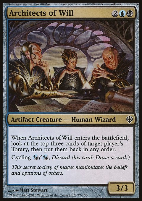Architects of Will, Archenemy #77, Magic: The Gathering card