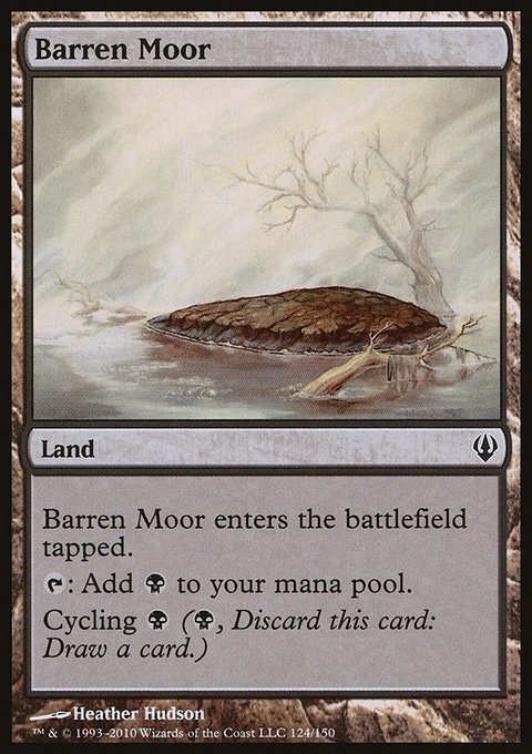 Barren Moor, Archenemy #124, Magic: The Gathering card