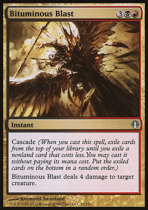 Bituminous Blast, Archenemy #81, Magic: The Gathering card