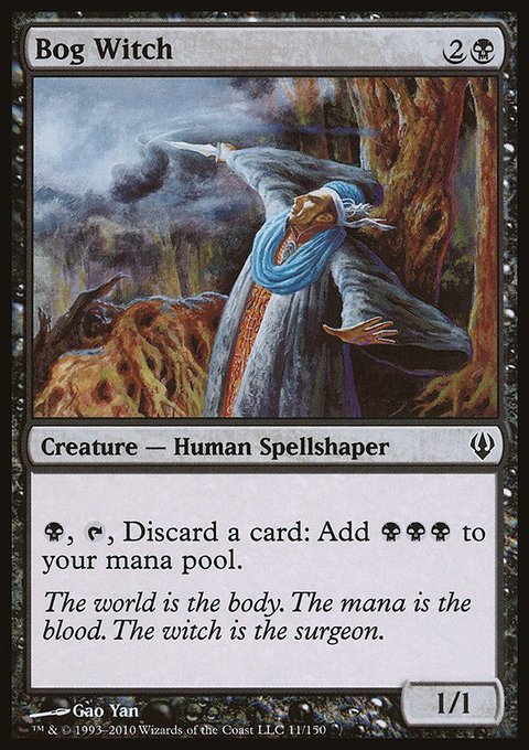 Bog Witch, Archenemy #11, Magic: The Gathering card