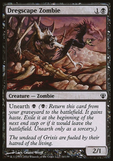 Dregscape Zombie, Archenemy #14, Magic: The Gathering card