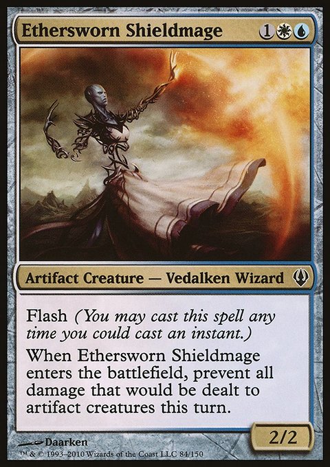 Ethersworn Shieldmage, Archenemy #84, Magic: The Gathering card