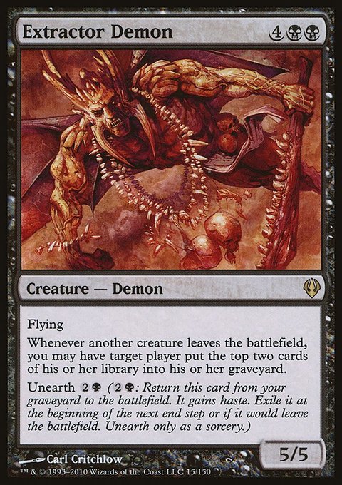 Extractor Demon, Archenemy #15, Magic: The Gathering card