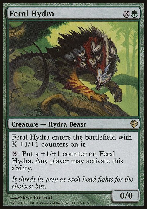Feral Hydra, Archenemy #53, Magic: The Gathering card