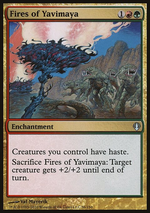 Fires of Yavimaya, Archenemy #86, Magic: The Gathering card