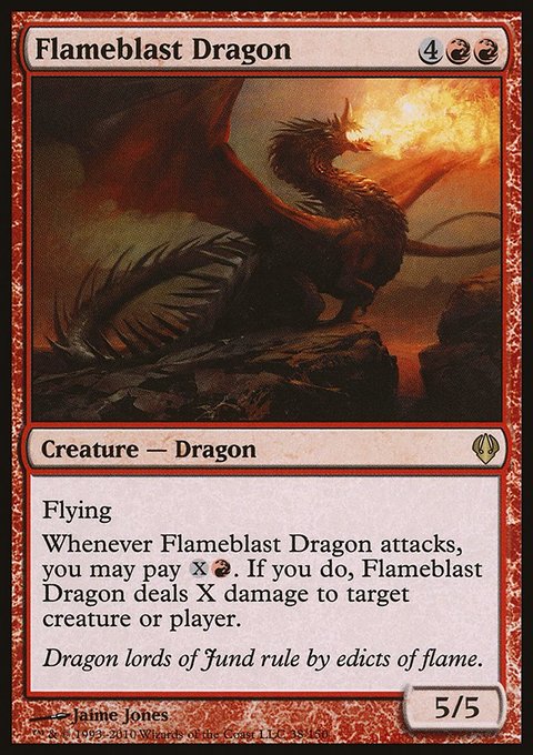 Flameblast Dragon, Archenemy #38, Magic: The Gathering card