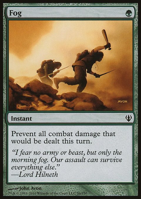 Fog, Archenemy #56, Magic: The Gathering card