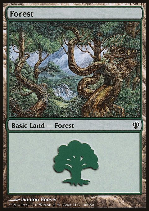 Forest, Archenemy #148, Magic: The Gathering card