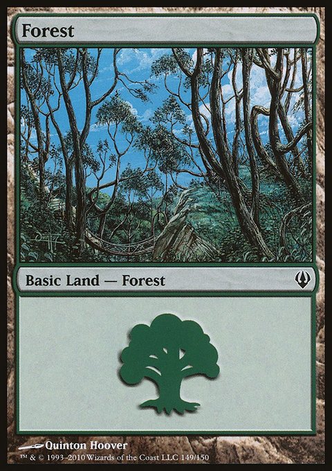 Forest, Archenemy #149, Magic: The Gathering card