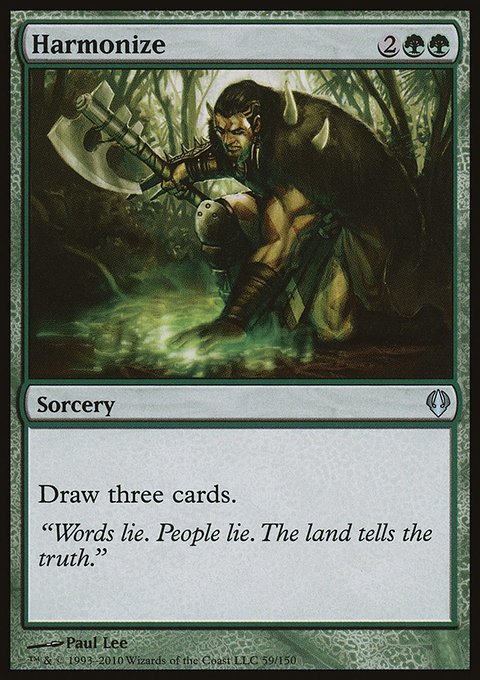 Harmonize, Archenemy #59, Magic: The Gathering card