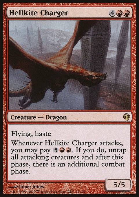 Hellkite Charger, Archenemy #41, Magic: The Gathering card