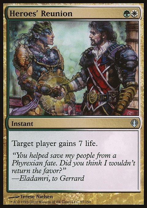 Heroes' Reunion, Archenemy #87, Magic: The Gathering card