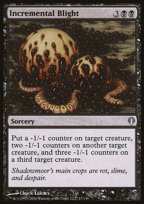 Incremental Blight, Archenemy #17, Magic: The Gathering card