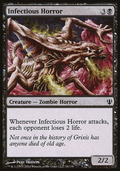 Infectious Horror, Archenemy #18, Magic: The Gathering card