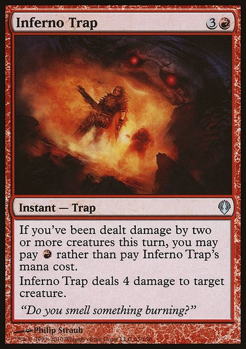 Inferno Trap, Archenemy #43, Magic: The Gathering card