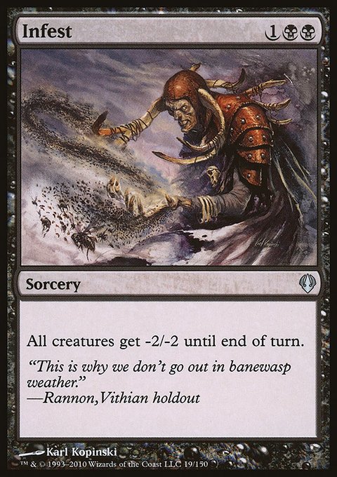 Infest, Archenemy #19, Magic: The Gathering card