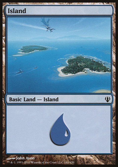Island, Archenemy #141, Magic: The Gathering card