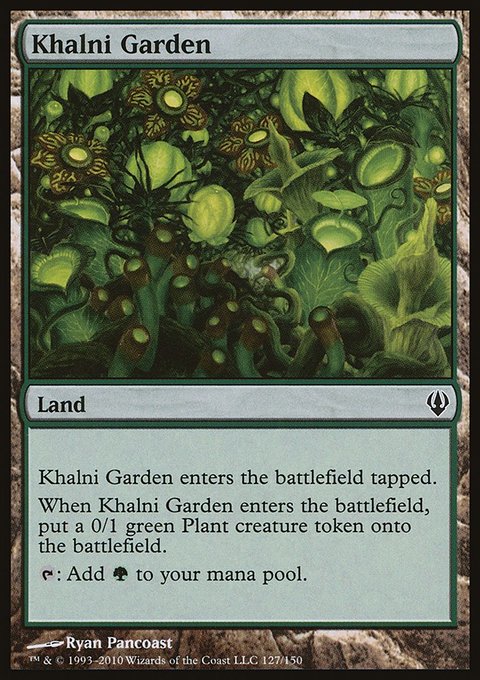 Khalni Garden, Archenemy #127, Magic: The Gathering card