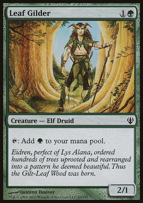 Leaf Gilder, Archenemy #63, Magic: The Gathering card