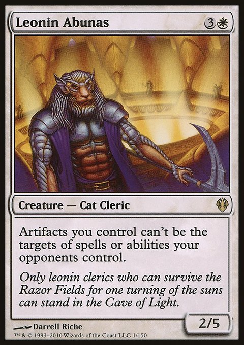 Leonin Abunas, Archenemy #1, Magic: The Gathering card