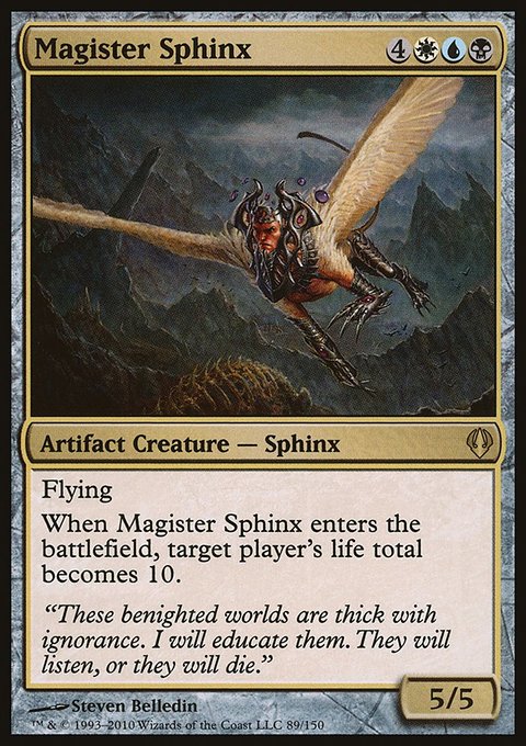 Magister Sphinx, Archenemy #89, Magic: The Gathering card