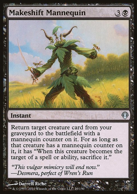 Makeshift Mannequin, Archenemy #20, Magic: The Gathering card