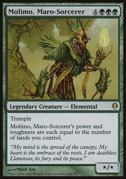 Molimo, Maro-Sorcerer, Archenemy #64, Magic: The Gathering card