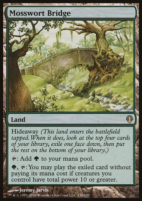 Mosswort Bridge, Archenemy #130, Magic: The Gathering card