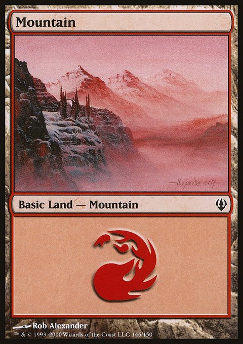 Mountain, Archenemy #146, Magic: The Gathering card
