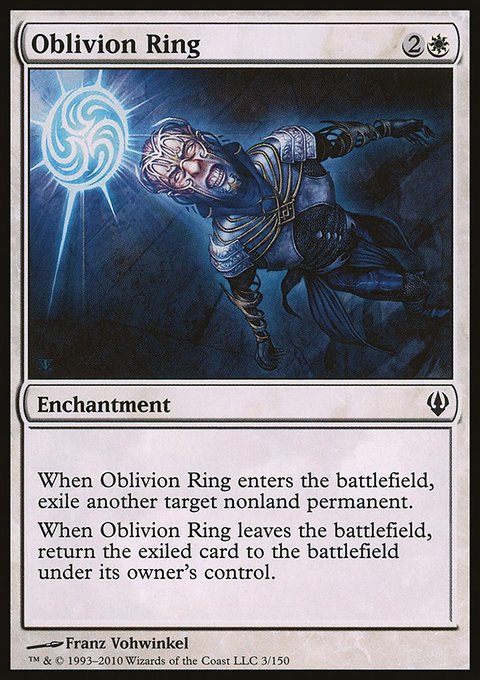 Oblivion Ring, Archenemy #3, Magic: The Gathering card
