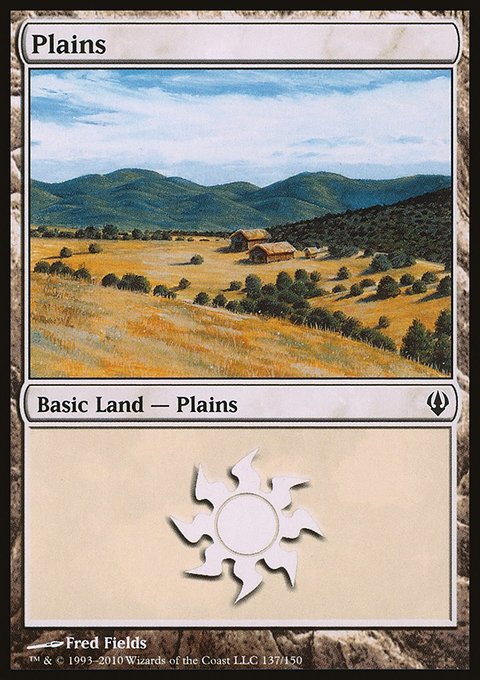 Plains, Archenemy #137, Magic: The Gathering card