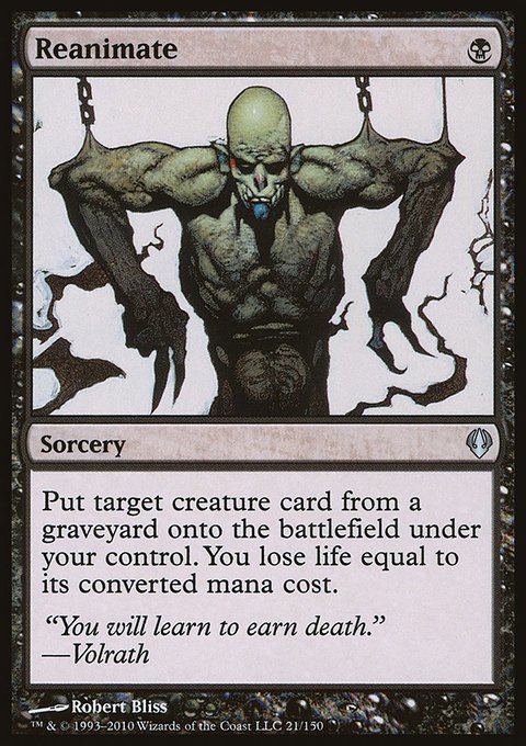 Reanimate, Archenemy #21, Magic: The Gathering card