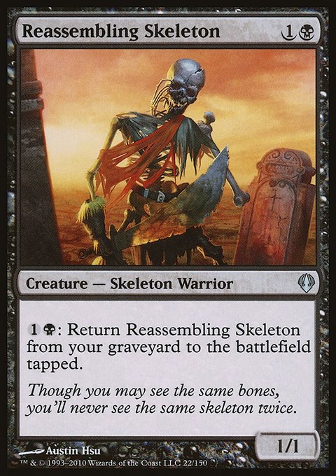 Reassembling Skeleton, Archenemy #22, Magic: The Gathering card