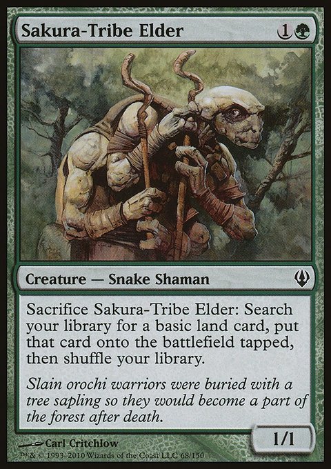 Sakura-Tribe Elder, Archenemy #68, Magic: The Gathering card