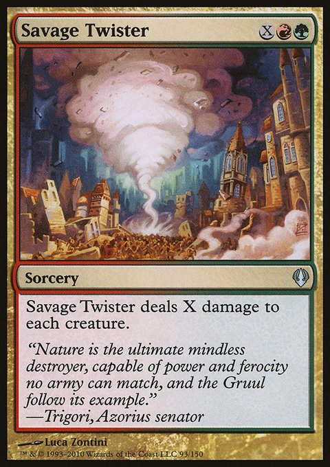 Savage Twister, Archenemy #93, Magic: The Gathering card