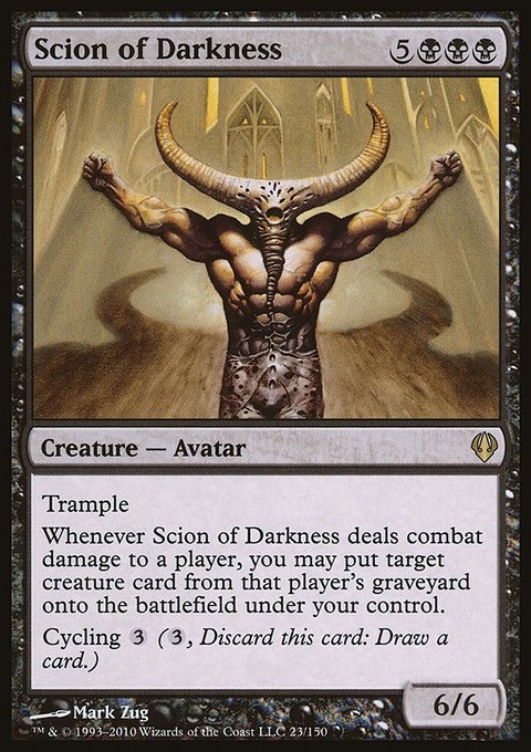 Scion of Darkness, Archenemy #23, Magic: The Gathering card