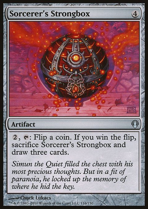 Sorcerer's Strongbox, Archenemy #116, Magic: The Gathering card