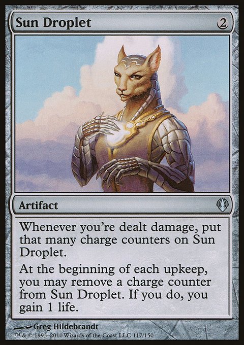 Sun Droplet, Archenemy #117, Magic: The Gathering card