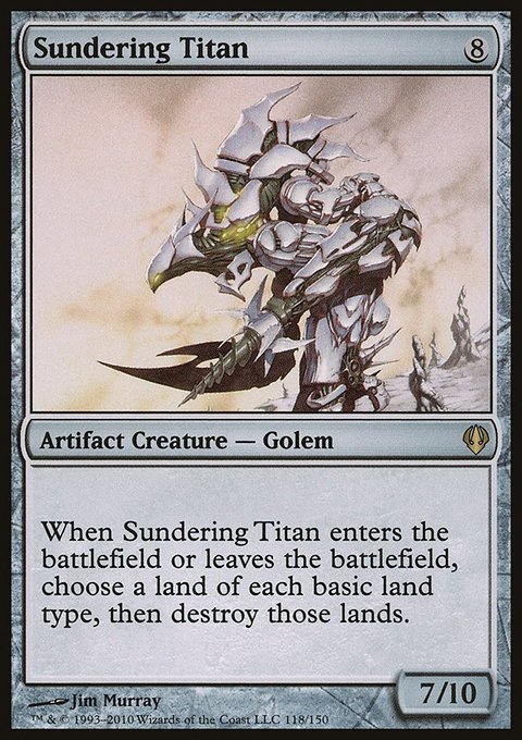 Sundering Titan, Archenemy #118, Magic: The Gathering card